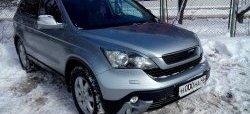 1 299 р. Реснички Sport на фары Honda CR-V RE1,RE2,RE3,RE4,RE5,RE7 дорестайлинг (2007-2010) (Неокрашенные)  с доставкой в г. Екатеринбург. Увеличить фотографию 2