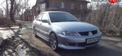 849 р. Комплект широких ресничек Evo V2  Mitsubishi Lancer  9 (2003-2009) 1-ый рестайлинг седан, 1-ый рестайлинг универсал, 2-ой рестайлинг седан, 2-ой рестайлинг универсал (Неокрашенные)  с доставкой в г. Екатеринбург. Увеличить фотографию 4