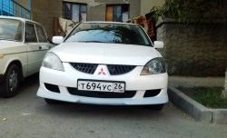 5 499 р. Накладка переднего бампера M-VRS Mitsubishi Lancer 9 1-ый рестайлинг универсал (2003-2005) (Неокрашенная)  с доставкой в г. Екатеринбург. Увеличить фотографию 4