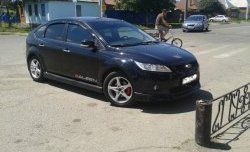 2 679 р. Пороги накладки Снайпер Ford Focus 2 седан рестайлинг (2007-2011) (Неокрашенные)  с доставкой в г. Екатеринбург. Увеличить фотографию 2