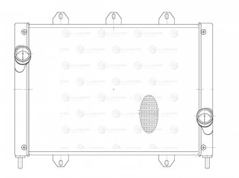19 799 р. Радиатор интеркулера (ГАЗель Бизнес) LUZAR универсальный ГАЗ ГАЗель 3302 дорестайлинг шасси (1994-2002)  с доставкой в г. Екатеринбург. Увеличить фотографию 3