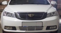 849 р. Реснички на фары Кураж Geely Emgrand EC7 седан дорестайлинг (2009-2016) (Неокрашенные)  с доставкой в г. Екатеринбург. Увеличить фотографию 2