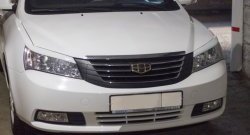 849 р. Реснички на фары Кураж Geely Emgrand EC7 седан дорестайлинг (2009-2016) (Неокрашенные)  с доставкой в г. Екатеринбург. Увеличить фотографию 3