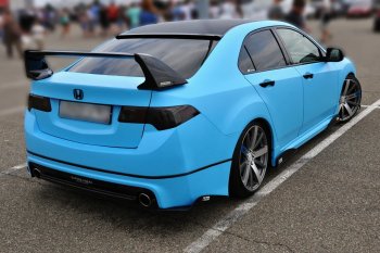 6 549 р. Спойлер Mugen  Honda Civic  FD (2005-2011) седан дорестайлинг, седан рестайлинг (Неокрашенные)  с доставкой в г. Екатеринбург. Увеличить фотографию 1