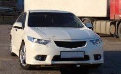 1 299 р. Реснички Sport на фары рестайлинг Honda Accord CU седан дорестайлинг (2008-2011) (Неокрашенные)  с доставкой в г. Екатеринбург. Увеличить фотографию 3