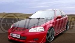 25 899 р. Передний бампер D.J. Honda Civic EJ,EK,EM седан дорестайлинг (1995-1998)  с доставкой в г. Екатеринбург. Увеличить фотографию 1