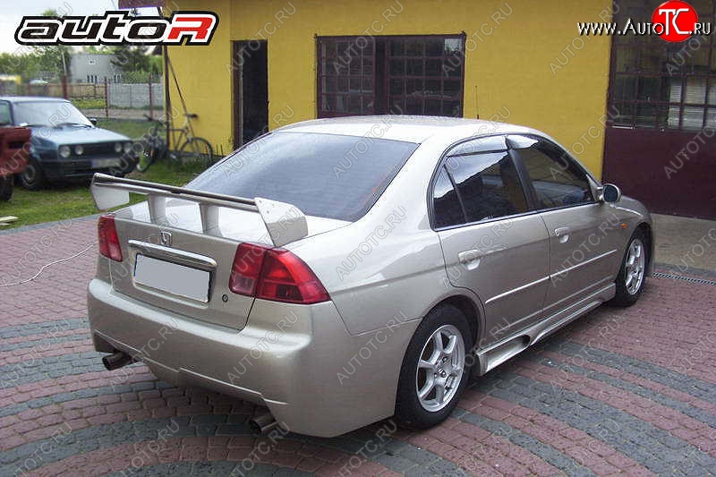 22 899 р. Задний бампер Jaguar Honda Civic ES седан дорестайлинг (2000-2003)  с доставкой в г. Екатеринбург