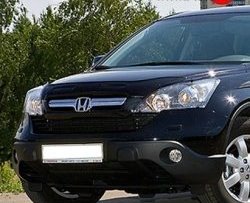 4 599 р. Дефлектор капота NovLine  Honda CR-V  RE1,RE2,RE3,RE4,RE5,RE7 (2007-2010) дорестайлинг  с доставкой в г. Екатеринбург. Увеличить фотографию 1