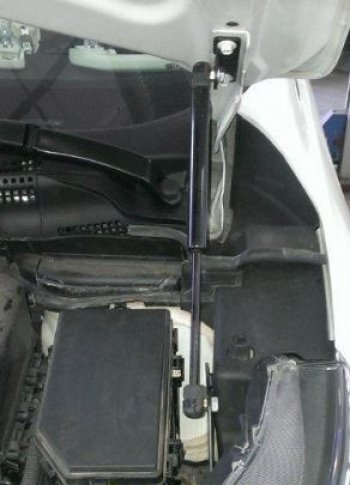 3 679 р. Упоры капота Pomogator Honda CR-V RM1,RM3,RM4 дорестайлинг (2012-2015)  с доставкой в г. Екатеринбург. Увеличить фотографию 2