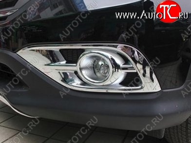 4 749 р. Подиумы противотуманных фар СТ Honda CR-V RM1,RM3,RM4 дорестайлинг (2012-2015)  с доставкой в г. Екатеринбург