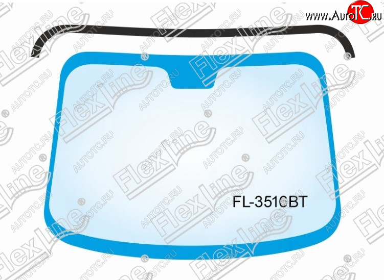 779 р. Молдинг лобового стекла FlexLine  Honda CR-V  RM1,RM3,RM4 (2012-2018) дорестайлинг, рестайлинг  с доставкой в г. Екатеринбург