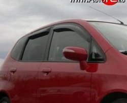 899 р. Дефлекторы окон (ветровики) Novline 4 шт  Honda Fit  1 - Jazz  с доставкой в г. Екатеринбург. Увеличить фотографию 1