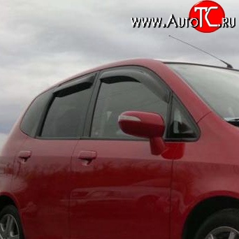 899 р. Дефлекторы окон (ветровики) Novline 4 шт Honda Fit 1 GD дорестайлинг (2001-2004)  с доставкой в г. Екатеринбург