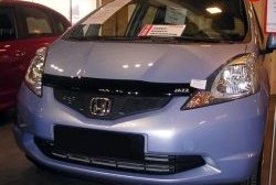 3 199 р. Дефлектор капота NovLine  Honda Jazz (2008-2015)  с доставкой в г. Екатеринбург. Увеличить фотографию 1