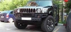 12 599 р. Решётка радиатора Standart HUMMER H2 (2002-2009) (Неокрашенная)  с доставкой в г. Екатеринбург. Увеличить фотографию 2