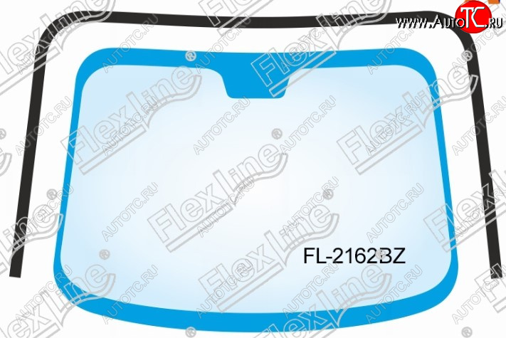 1 599 р. Молдинг лобового стекла FlexLine Hyundai Accent седан ТагАЗ (2001-2012)  с доставкой в г. Екатеринбург