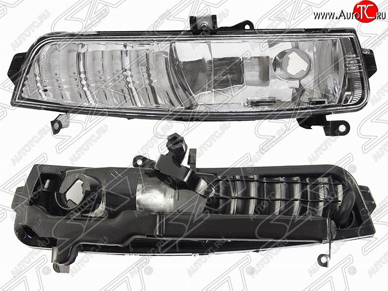 899 р. Правая противотуманная фара SAT  Hyundai Accent  MC (2005-2011) седан, хэтчбек  с доставкой в г. Екатеринбург