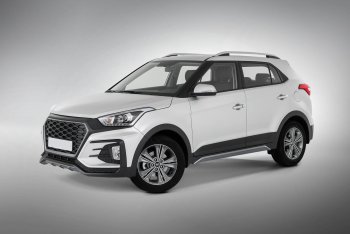 22 499 р. Передний бампер Xmug Hyundai Creta GS рестайлинг (2019-2021) (Неокрашенный)  с доставкой в г. Екатеринбург. Увеличить фотографию 4