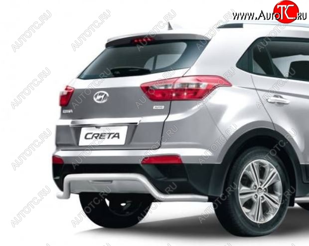 17 999 р. Защита заднего бампера PT GROUP Ø51мм Волна (НПС) HYUNDAI Creta 2016-2020  Hyundai Creta GS дорестайлинг (2015-2019)  с доставкой в г. Екатеринбург