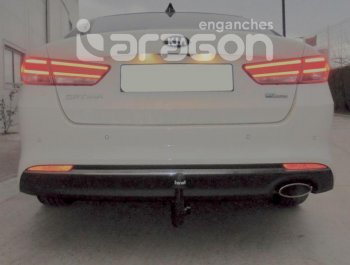 22 699 р. Фаркоп Aragon.(шар V)  Hyundai I40  1 VF (2011-2015), KIA Optima ( 4 JF,  JF) (2015-2020)  с доставкой в г. Екатеринбург. Увеличить фотографию 2