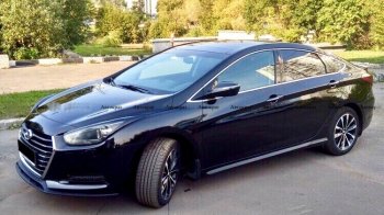 5 649 р. Юбка переднего бампера АВТОКРАТ Hyundai I40 1 VF дорестайлинг седан (2011-2015) (Неокрашенная)  с доставкой в г. Екатеринбург. Увеличить фотографию 4