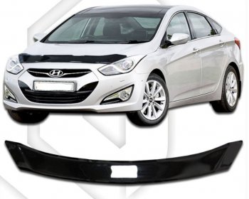 Дефлектор капота CA-Plastic Hyundai (Хюндаи) I40 (и40)  1 VF (2011-2019) 1 VF дорестайлинг седан, дорестайлинг универсал, рестайлинг седан, рестайлинг универсал