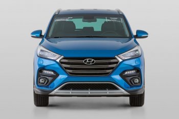 Передний бампер YT Hyundai (Хюндаи) Tucson (Туссон)  TL (2015-2018) TL дорестайлинг