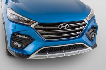 21 899 р. Передний бампер YT  Hyundai Tucson  TL (2015-2018) дорестайлинг (Неокрашенный)  с доставкой в г. Екатеринбург. Увеличить фотографию 5