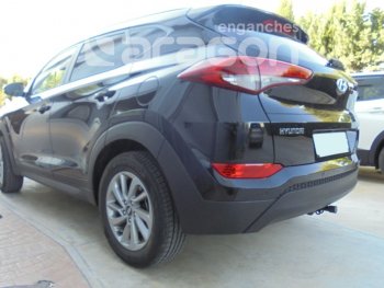 48 999 р. Фаркоп Aragon (съемный шар тип S - горизонтальный выдвижной шар) Hyundai Tucson TL дорестайлинг (2015-2018)  с доставкой в г. Екатеринбург. Увеличить фотографию 4