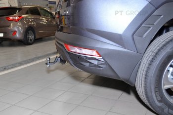 14 999 р. Фаркоп Petroil Tuning (съемный квадрат, сборка РФ) Hyundai Tucson NX4 (2020-2022)  с доставкой в г. Екатеринбург. Увеличить фотографию 2