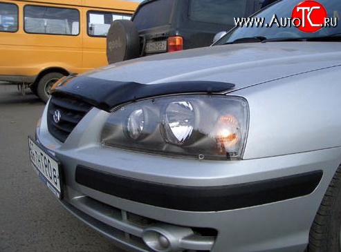 2 599 р. Дефлектор капота NovLine Hyundai Elantra XD седан дорестайлинг (2000-2003)  с доставкой в г. Екатеринбург