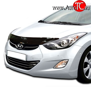 2 879 р. Дефлектор капота NovLine Hyundai Elantra MD дорестайлинг (2010-2013)  с доставкой в г. Екатеринбург