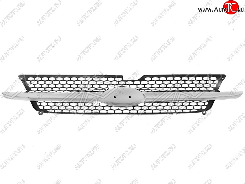 1 849 р. Решётка радиатора SAT (в сборе с хром. молдингом) Hyundai Getz TB хэтчбэк 5 дв. дорестайлинг (2002-2005) (Неокрашенная)  с доставкой в г. Екатеринбург