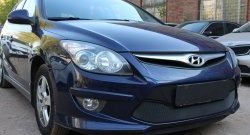 1 469 р. Сетка на бампер Russtal (черная)  Hyundai I30  FD (2010-2012) универсал рестайлинг, хэтчбэк 5 дв. рестайлинг  с доставкой в г. Екатеринбург. Увеличить фотографию 3