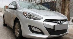 1 839 р. Сетка на бампер Russtal (черная) Hyundai I30 2 GD дорестайлинг универсал (2011-2015)  с доставкой в г. Екатеринбург. Увеличить фотографию 7