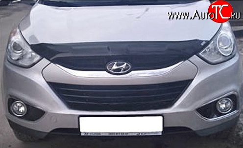 2 799 р. Дефлектор капота NovLine Hyundai IX35 LM дорестайлинг (2009-2013)  с доставкой в г. Екатеринбург