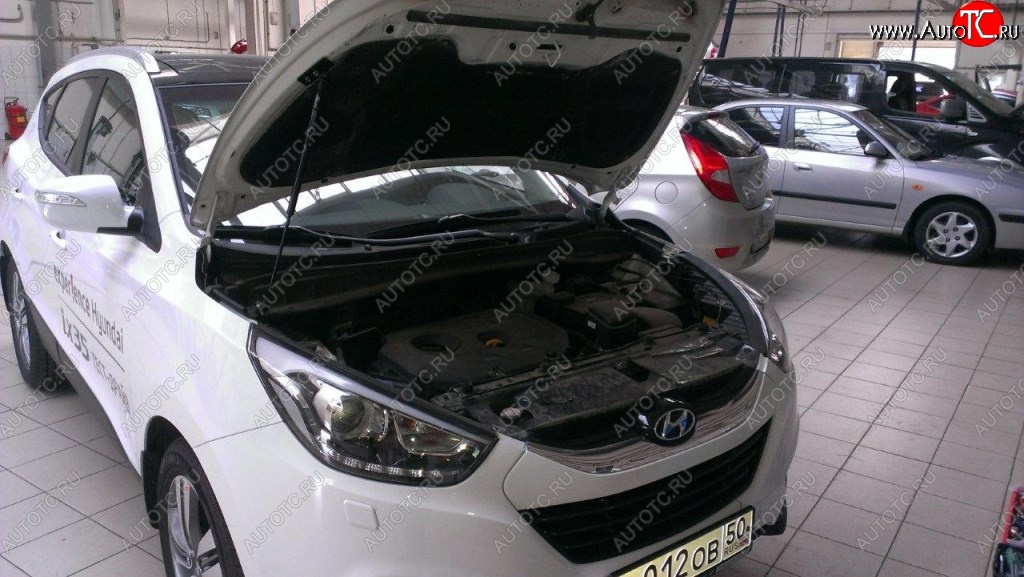 2 199 р. Газовые упоры капота Berkut Hyundai IX35 LM дорестайлинг (2009-2013)  с доставкой в г. Екатеринбург