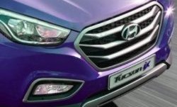 6 849 р. Накладка на решетку радиатора СТ Hyundai Tucson TL дорестайлинг (2015-2018)  с доставкой в г. Екатеринбург. Увеличить фотографию 2