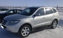 13 749 р. Пороги OEM Style  Hyundai Santa Fe  CM (2006-2009) дорестайлинг  с доставкой в г. Екатеринбург. Увеличить фотографию 2