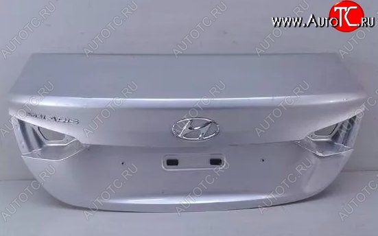 48 099 р. Крышка багажника металлическая Стандартная Hyundai Solaris HCR седан дорестайлинг (2017-2020) (Неокрашенная)  с доставкой в г. Екатеринбург