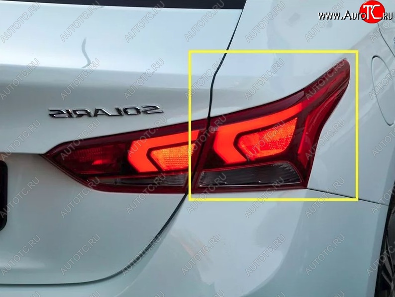 28 699 р. Фара задняя правая Стандартная (светодиодная) Hyundai Solaris HCR седан дорестайлинг (2017-2020)  с доставкой в г. Екатеринбург