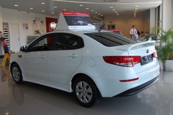 11 699 р. Пороги накладки LitCompany KIA Rio 3 QB рестайлингхэтчбек5дв. (2015-2017) (Неокрашенные)  с доставкой в г. Екатеринбург. Увеличить фотографию 4