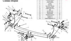 10 349 р. Фаркоп Лидер Плюс  Hyundai Starex/Grand Starex/H1  TQ (2007-2022) дорестайлинг, рестайлинг, 2-ой рестайлинг (Без электропакета)  с доставкой в г. Екатеринбург. Увеличить фотографию 2