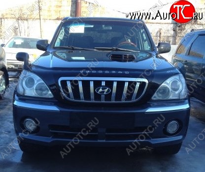 999 р. Дефлектор капота Russtal Hyundai Terracan HP дорестайлинг (2001-2004)  с доставкой в г. Екатеринбург