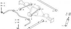 469 р. Полиуретановая втулка стабилизатора задней подвески Точка Опоры Hyundai Terracan HP дорестайлинг (2001-2004)  с доставкой в г. Екатеринбург. Увеличить фотографию 2