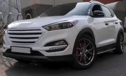 9 649 р. Решётка радиатора CT Hyundai Tucson LM (2010-2017) (Неокрашенная)  с доставкой в г. Екатеринбург. Увеличить фотографию 5