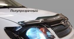 2 199 р. Дефлектор капота CA-Plastic  Hyundai Tucson  TL (2015-2021) дорестайлинг, рестайлинг (Classic черный, Без надписи)  с доставкой в г. Екатеринбург. Увеличить фотографию 3