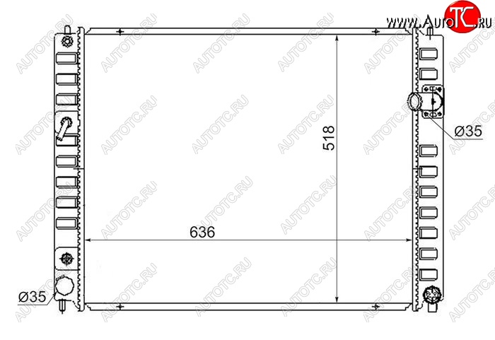 8 849 р. Радиатор двигателя SAT (пластинчатый, МКПП/АКПП) INFINITI FX50 S51 дорестайлинг (2008-2011)  с доставкой в г. Екатеринбург