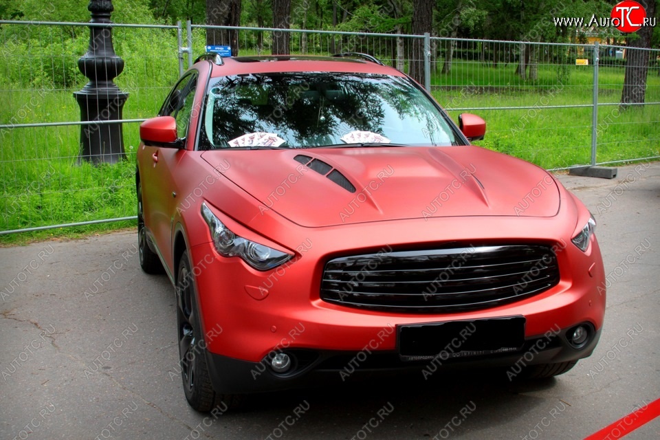 7 949 р. Решетка радиатора MzSpeed INFINITI FX50 S51 дорестайлинг (2008-2011) (Неокрашенная)  с доставкой в г. Екатеринбург