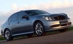 7 949 р. Накладка на передний бампер H Style INFINITI G37 V36 седан рестайлинг (2008-2014) (Неокрашенная)  с доставкой в г. Екатеринбург. Увеличить фотографию 2